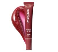 EVERYBODY LONDON Péptido Lip Tint, Vino Mulled, Bálsamo Labial Hidratante con Péptidos, Ácido Hialurónico y Vitamina E, Tinte Burdeos con Manchas, Fragancia de Vino Caliente