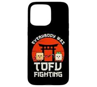 Everybody Tofu Fighting Divertido Vegano Vegetariano Japón Temático Carcasa para iPhone 15 Pro MAX