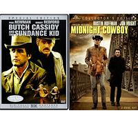 Everybody's Talkin' Double Feature Butch Cassidy and the Sundance Kid + Midnight Cowboy Movie (2-Disc Collectors Edition w/Documentary) 3-DVD Bundle