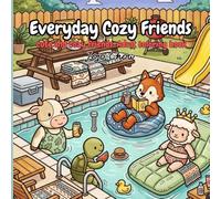 Everyday Cozy Friends: A Relaxing Coloring Book for Teens and Adults - Cute Animal Adventures for Stress Relief