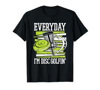 Everyday I'm Disc Golfing Frisbee Golf Cesta Disco Disco de Golf Camiseta gráfica económica