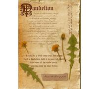 Everyday Magic: The Dandelion Grimoire of Wish & Wonder - A Botanical Wellness Notebook | Moon Phase Tracker | Daily Intention Journal | 7 x 10 Inch | 110 Pages | Parchment-Inspired Matte Cover