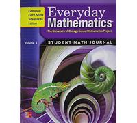 Everyday Mathematics, Grade 6, Student Math Journal 1