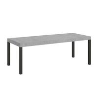 Everyday Premium - Mesa extensible (90 x 160/264 cm), color gris