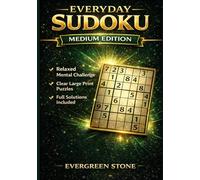 Everyday Sudoku - Medium Edition: Large Print • Relaxed Challenge • Clean & Comfortable Layout