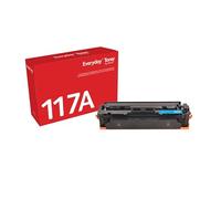 Everyday Tóner Cian Compatible con HP 117A (W2071A), Capacidad estándar 700 páginas - Tóner Compatible XET A4 (006R04592)