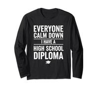 Everyone Calm Down I Have A High School Diploma Graduation Manga Larga