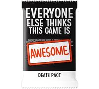 Everyone Else Thinks This Game Is Awesome! Death Pact Expansion | from Pan-Universal Galactic Worldwide & Cryptozoic | Features 100 Extra Morbid Facts | Trivia Game for 2-8 Players | 14+ | English