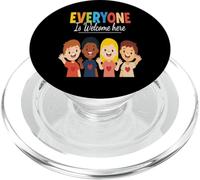 Everyone Is Welcome Here - Diseño Positivo para la Diversidad PopSockets PopGrip para MagSafe