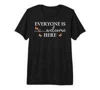 Everyone is Welcome Here Pride Sign,LGBTQ Gay Lesbian LGBT Camiseta Premium