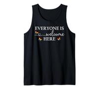 Everyone is Welcome Here Pride Sign,LGBTQ Gay Lesbian LGBT Camiseta sin Mangas
