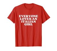 Everyone Loves An Italian Girl Shirt Y2K Aesthetic Trendy Camiseta