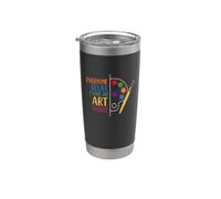 Everyone Relax I Have An Art Degree Artists Teacher Painter Vaso térmico de acero inoxidable de doble pared