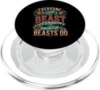 Everyone Wants To Be A Beast Until It's Time To Act - PopSockets PopGrip para MagSafe