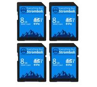 Everything But Stromboli Paquete de 4 tarjetas SD de 8 GB para Browning Trail Camera Dark Ops, Recon Force, Defender, Spec Ops, Patriot, Strike Force Game Cam SDHC tarjeta de memoria