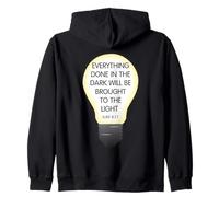 Everything Done in The Dark Luke 8 17 Diseño Inspirador Sudadera con Capucha