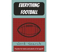 Everything Football: Word Searches with Easy to Read Print about Football, Football Teams and More | 6x9 inches, 110 pages | ... for vacations, holidays and relaxing time