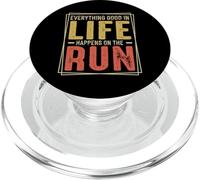 Everything Good In Life Happens On The Run PopSockets PopGrip para MagSafe