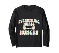 Everything Hurts and I Am Hungry Gym Motivation Design Manga Larga