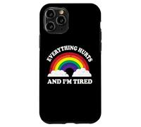 Everything Hurts & Im Tired Ironic Existential Meme Lover Carcasa para iPhone 11 Pro