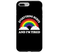 Everything Hurts & Im Tired Ironic Existential Meme Lover Carcasa para iPhone 7 Plus/8 Plus