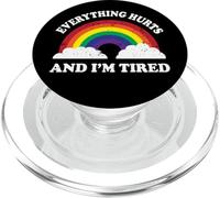 Everything Hurts & Im Tired Ironic Existential Meme Lover PopSockets PopGrip para MagSafe