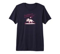 Everything Is Alright Dinosaur Asteroid Chaos Graphic Retro Camiseta Premium