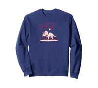 Everything Is Alright Dinosaur Asteroid Chaos Graphic Retro Sudadera