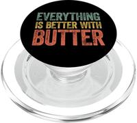 Everything Is Better with Butter PopSockets PopGrip para MagSafe