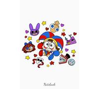 Everything Is Fine - Funny And Humorous Pomnii The Amazing Digital Circus Notebook: Notebook College Ruled Lined | Cottagecore Aesthetic Journal for School