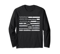 Everything Is Fine Trust Your Government tee Manga Larga