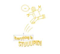 Everything is STUUUPID!: A Graph Paper Journal for Tiny Annoyances, Daily Chaos, and Screaming Internally Through Modern Life
