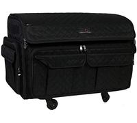 Everything Mary 4 Ruedas XL Plegable Deluxe Carro de Coser, Funda de Almacenamiento para Grandes Hermanos y Cantantes Bernina Machines - Bolsa de Viaje Universal