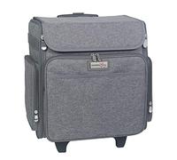 Everything Mary Bolsa de Manualidades con Ruedas, Heather - Bolsa de Papel con Ruedas para álbumes de Recortes y Almacenamiento de Arte - Estuche Organizador para Cajas Iris, Suministros y Accesorios