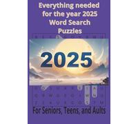 Everything needed for the year 2025: Word Search Puzzles with Easy to Read Print about with latest Trends, Terms, Phrases, and more | 6x9 inches, 110 ... … Gift for Vacation, Holidays and Relaxation