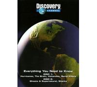 Everything You Need to Know (2005, Vol. 1, 2-DVD Set, 6-Documentaries): Hurricanes / The Brain / Volcanoes / Serial Killers / Ghosts & Supernatural / Sharks (Total 4 hrs 18 min)