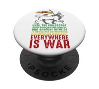 Everywhere IS War Discurso Haile Selassie León Judá Reggae PopSockets PopGrip Adhesivo