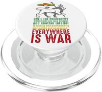 Everywhere IS War Discurso Haile Selassie León Judá Reggae PopSockets PopGrip para MagSafe