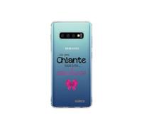 Evetane Compatible con Samsung Galaxy S10 Plus 360 Cubierta Completa Frontal Trasera Resistente Delgada protección sólida Funda Transparente un Poco espía diseño Muy Atractivo