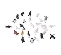 Evetounmn Juego de Figuras de pingüinos, Osos y Ballenas de Alta simulación, Modelo de Animal Realista; Modelos de Animales de plástico realistas con Bordes Lisos para la educación de los