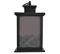 Evetounmn Lámpara de chimenea LED con asa para colgar, lámpara portátil con efecto de llama, decoración de simulación de luz cálida y dinámica para interiores, dormitorio y sala de estar,