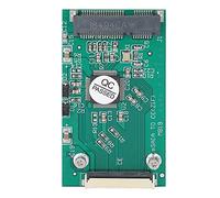 Evetounmn Tarjeta elevadora mSATA a CE/ZIF de ABS verde, adaptador para unidad de estado sólido compatible con ranura Mini PCI-E, compatible con portátiles y Fujitsu, admite SSD mSATA