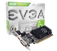 EVGA 02G-P3-2619-KR - Tarjeta gráfica (GT 610 2 GB GDDR3)