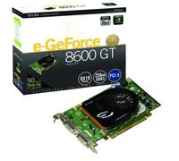 EVGA e-GeForce 8600 GT Superclocked GDDR3 - Tarjeta gráfica (GeForce 8600 GT, GDDR3, 128 bit, 1500 MHz, 2560 x 1600 Pixeles, PCI Express x16)