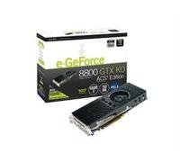 EVGA e-GeForce 8800 GTX KO ACS3 GDDR3 - Tarjeta gráfica (GeForce 8800 GTX, GDDR3, 384 bit, 2000 MHz, 2560 x 1600 Pixeles, PCI Express x16)