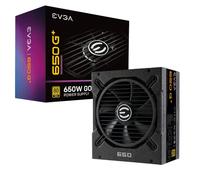 EVGA SuperNOVA 120-GP-0650-X1, 650 G+, 80 Plus Gold 650 W, ventilador FDB, totalmente modular, 10 años de garantía, incluye auto probador de alimentación encendido, fuente de alimentación
