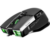 EVGA X17 Ratón para Gaming, Cableado, Gris, Personalizable, 16,000 DPI, 5 Perfiles, 10 Botones, Ergonómico 903-W1-17GR-K3