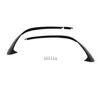 EVGATSAUTO Borde de Alerón de Parachoques Delantero, 3 Piezas de Repuesto de Moldura Divisora de Parachoques Delantero Negro Brillante ABS para Clase A W176 AMG-Line 2015-2018