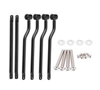 EVGATSAUTO Conjunto de Soportes de Soporte para alforjas de Motocicleta, Soportes de Barras de Soporte para alforjas de Motocicleta Negro