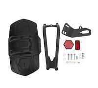 EVGATSAUTO Guardabarros Trasero de Motocicleta, Accesorio Protector de Guardabarros Trasero de la Cubierta Trasera de la Motocicleta con Aleta Protectora de Barro del Reflector